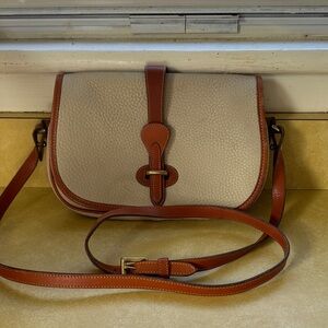 Vintage Dooney & Bourke Equestrian Shoulder Bag 1992